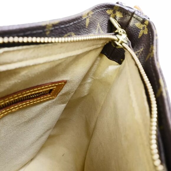 LOUIS VUITTON Looping GM Shoulder Bag Monogram Leather Brown USA M51145 37FA734 - Picture 12 of 16